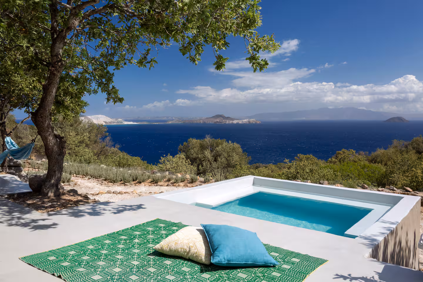 The Old Stone House overlooking the sea in Nisyros